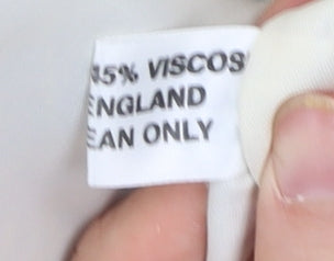 Piscador Men’s Ivory Waistcoat L Geometric Pattern Formal Wedding