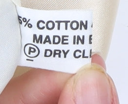 Piscador Men’s Ivory Waistcoat L Geometric Pattern Formal Wedding