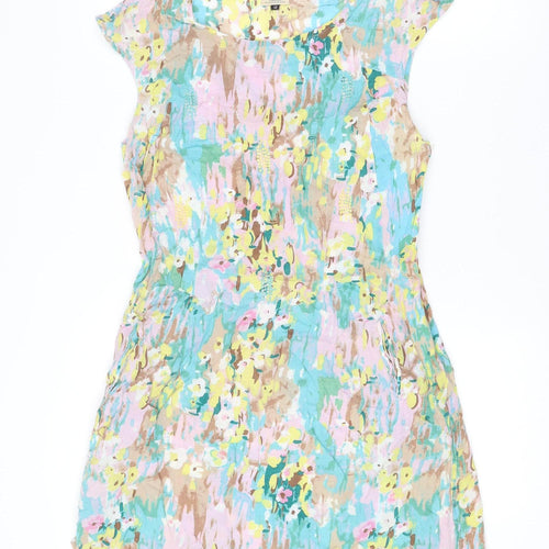 River Island Women's Multicoloured Strapless Floral Dress Size 12