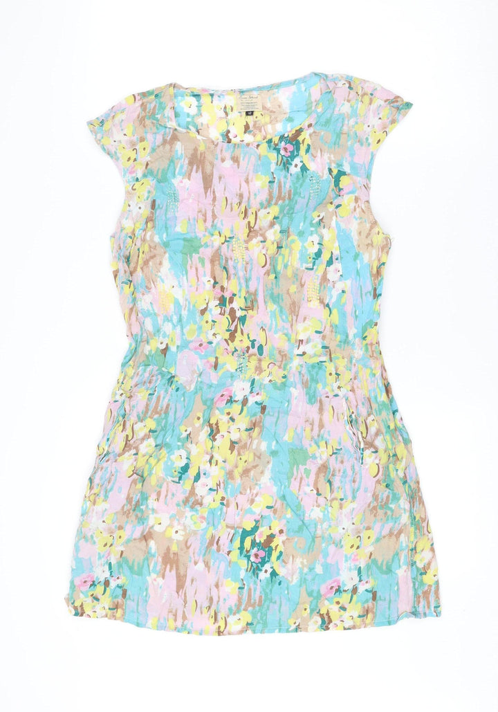 River Island Women's Multicoloured Strapless Floral Dress Size 12