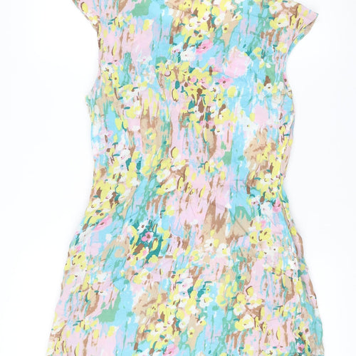 River Island Women's Multicoloured Strapless Floral Dress Size 12
