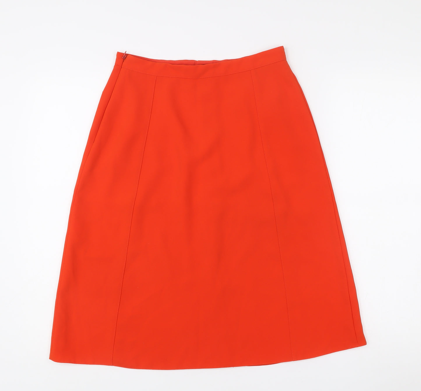 River Island Women’s Red A-Line Knee Length Skirt Size 10