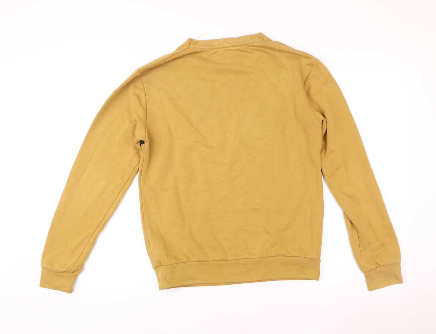 Zara Man Brown Striped Crew Neck Sweatshirt Men’s S Regular Fit