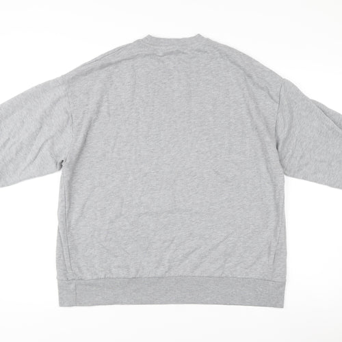 ASOS Women Grey Size 8 Maternity Sweatshirt NYC Logo Pullover