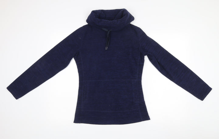 Mountain Warehouse Womens Navy Pullover Sweatshirt UK 8 Funnel Neck