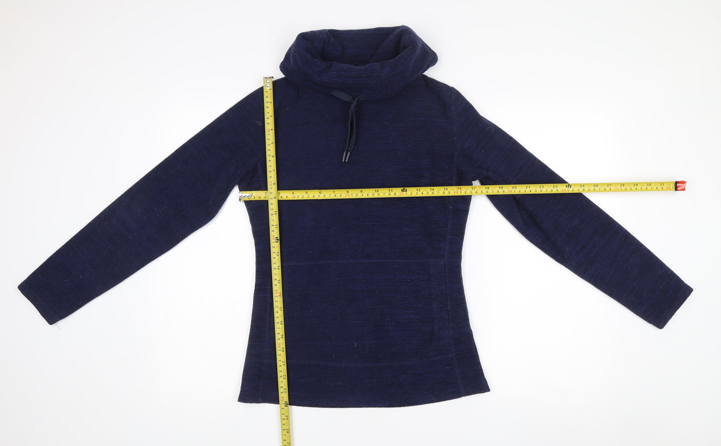 Mountain Warehouse Womens Navy Pullover Sweatshirt UK 8 Funnel Neck