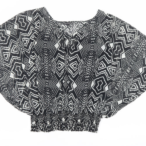 Marks & Spencer Women’s Multicoloured Geometric Blouse UK 16