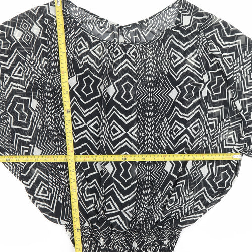 Marks & Spencer Women’s Multicoloured Geometric Blouse UK 16