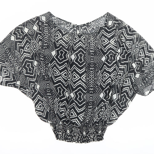 Marks & Spencer Women’s Multicoloured Geometric Blouse UK 16