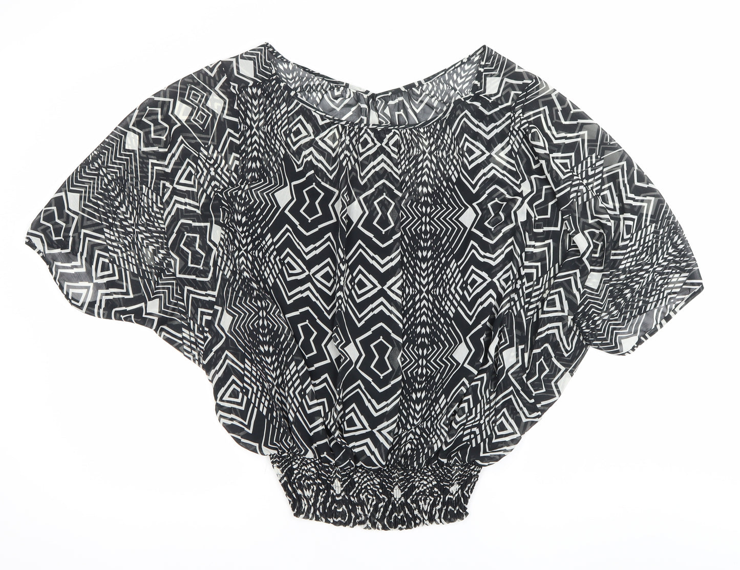 Marks & Spencer Women’s Multicoloured Geometric Blouse UK 16