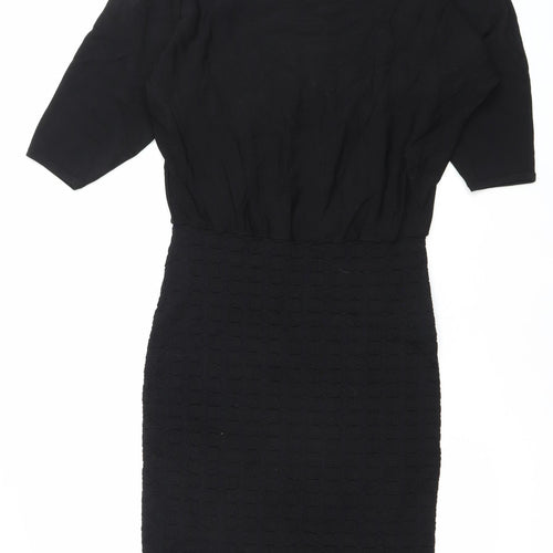 Phase Eight Women’s Black Size 10 Sheath Knee Length Dress