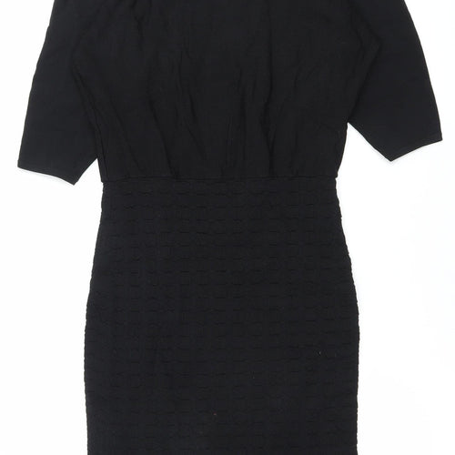 Phase Eight Women’s Black Size 10 Sheath Knee Length Dress