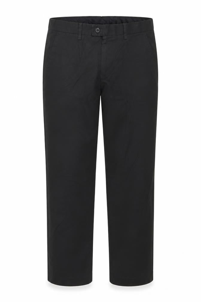 Front view of Tailor & Cutter Men’s Black 34W 31L Regular Fit Dress Pants