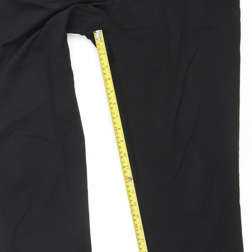 Tailor & Cutter Men’s Black 34W 31L Regular Fit Dress Pants