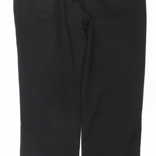 Tailor & Cutter Men’s Black 34W 31L Regular Fit Dress Pants