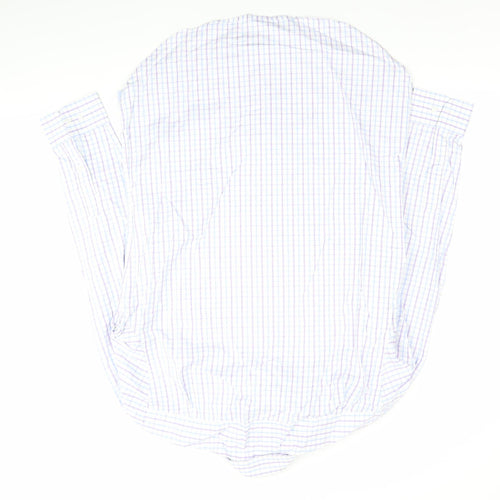 Brook Taverner Men’s Multicoloured Check Cotton Dress Shirt 15.5 Long Sleeve