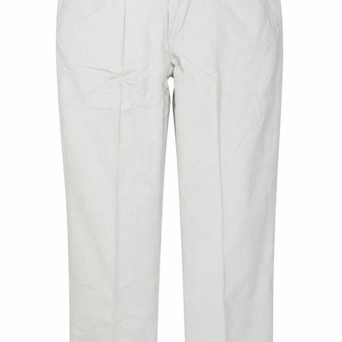 Oakman Mens Beige Chino Trousers Size 36R Cotton Blend