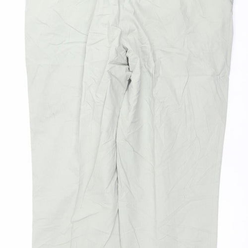 Oakman Mens Beige Chino Trousers Size 36R Cotton Blend