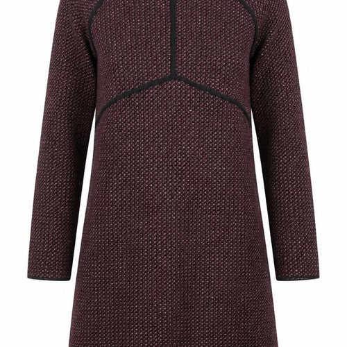 Zara Women’s Multicoloured Knit Shift Dress Size 8 Long Sleeve