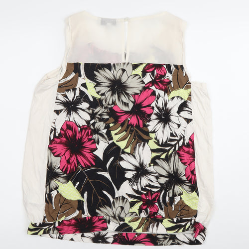 Next Women’s Multicoloured Floral Sleeveless Blouse Size 18 Summer Top