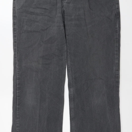 Next Men’s Grey Straight Leg Jeans 36R Regular Fit Cotton