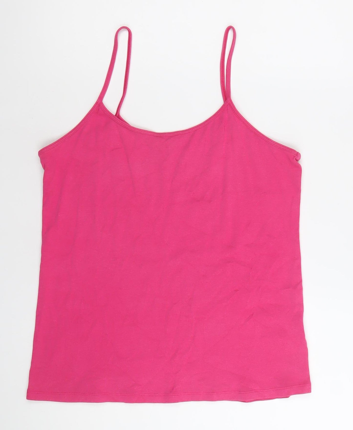 Marks and Spencer Womens Pink Size 16 Jersey Camisole Tank Top