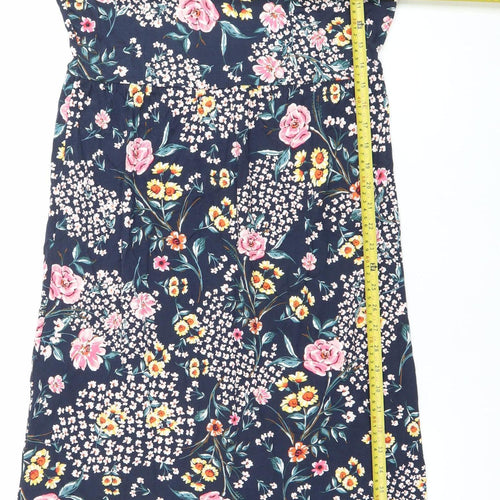Roman Womens Multicoloured Floral Sheath Dress Size 10