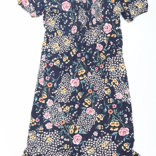 Roman Womens Multicoloured Floral Sheath Dress Size 10