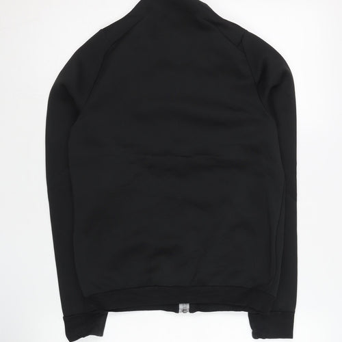 Adidas Neo Womens Black Track Jacket UK 8 Slim Fit Full Zip