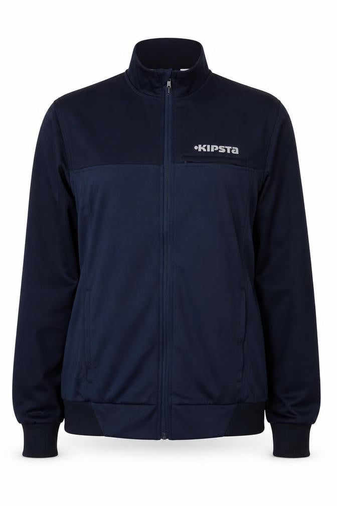 Kipsta Womens Blue Size 12 Track Jacket Full Zip Sports Top