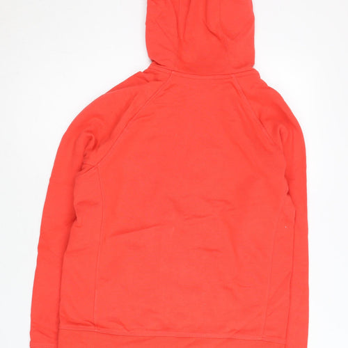 Nike Women Red XL Full Zip Hoodie Sweatshirt Regular Fit