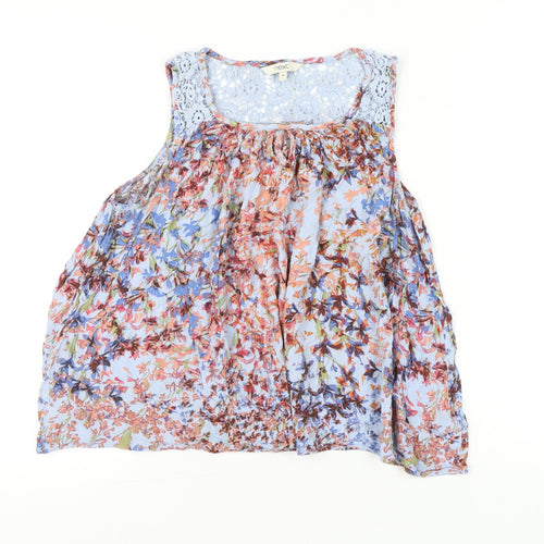 Next Women’s Multicoloured Floral Sleeveless Tunic Blouse Size 10