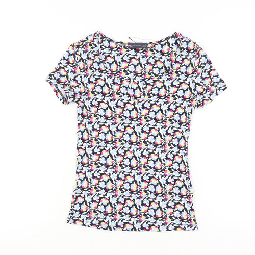 Marks and Spencer Womens Multicoloured Floral T-Shirt Size 6
