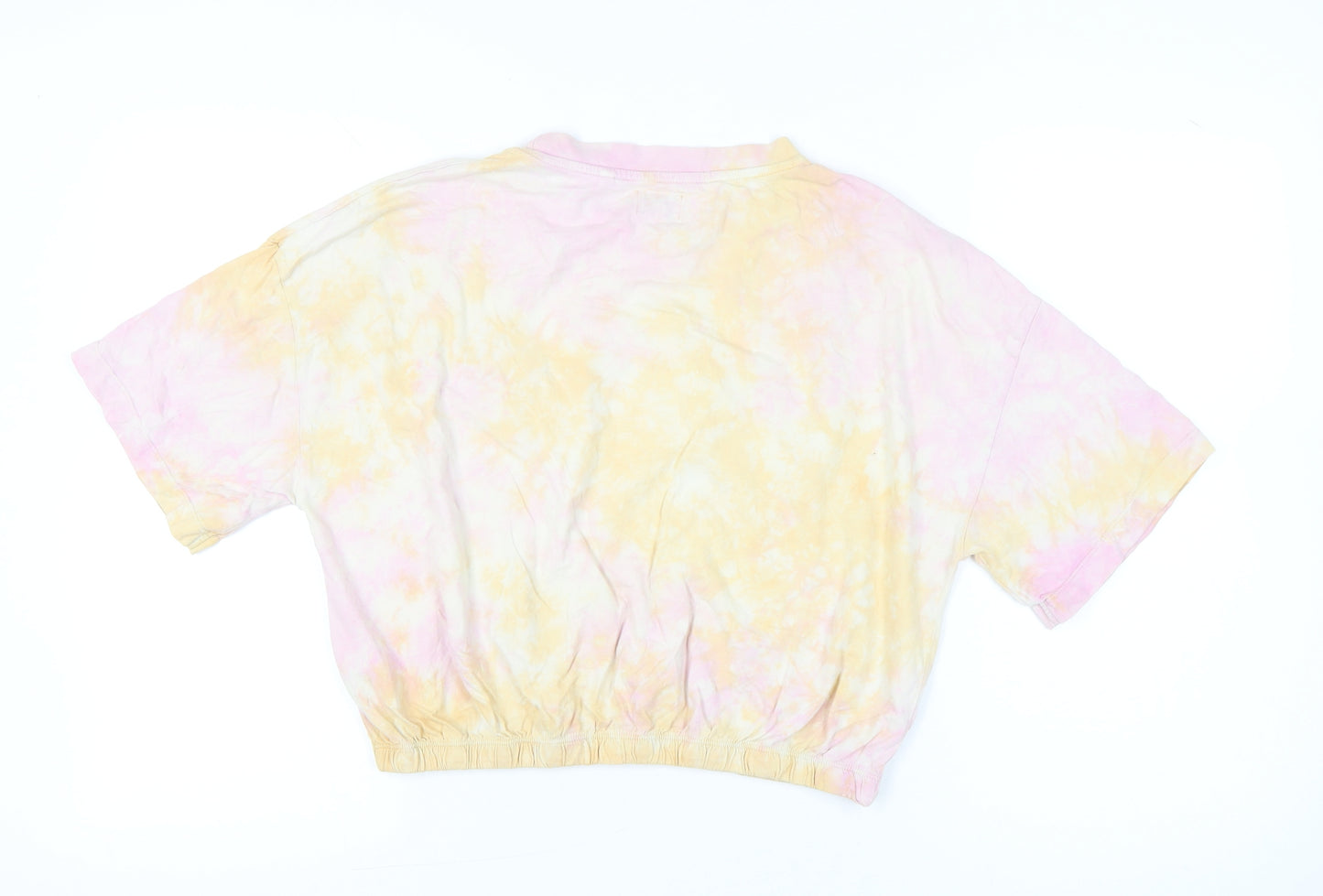 Next Women’s Multicoloured Tie-Dye Cropped T-Shirt Size S