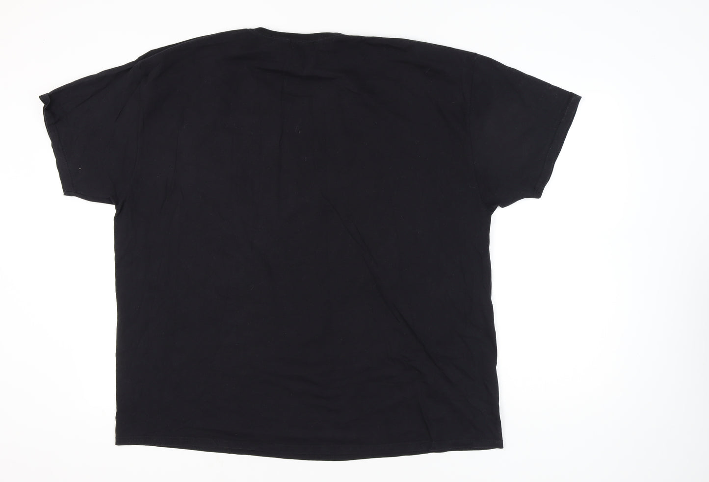 boohooMAN Men's Black XL Graphic Sports T-Shirt Crew Neck