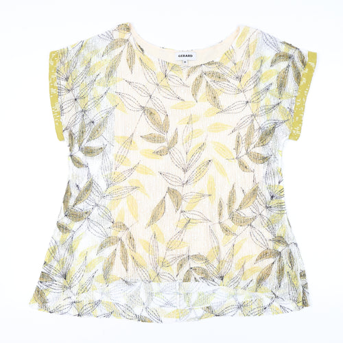 Gerard Womens Multicoloured Floral Tunic Blouse M Regular Fit