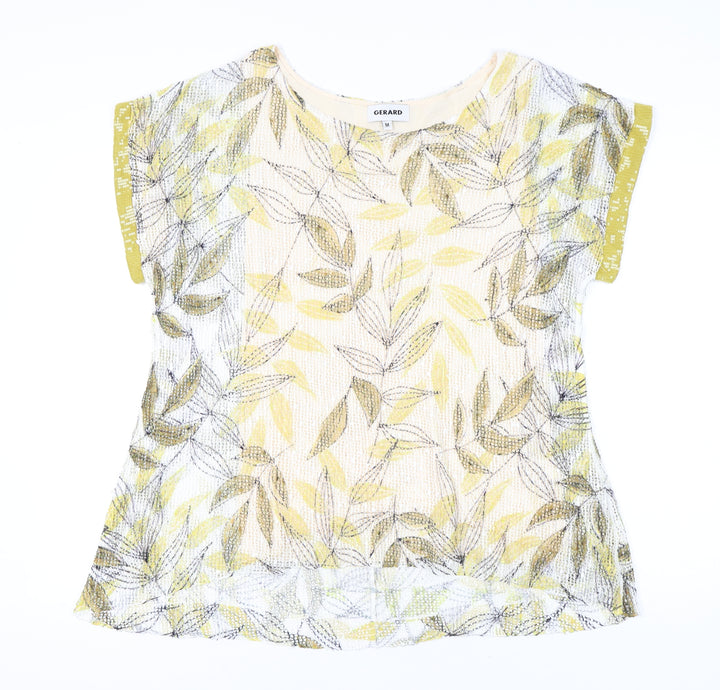 Gerard Womens Multicoloured Floral Tunic Blouse M Regular Fit