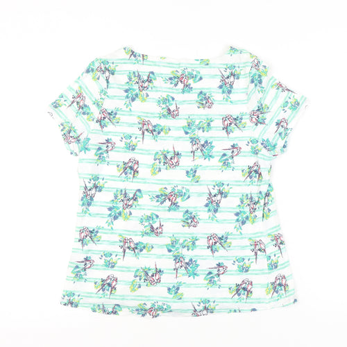 Marks and Spencer Per Una Women’s Multicoloured Cotton T-Shirt Size 14