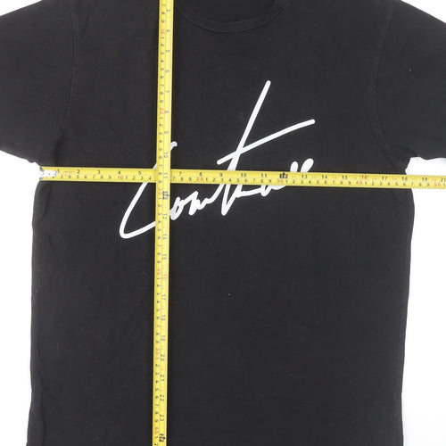 The Couture Club Men's Black S Slim Fit Graphic Logo T-Shirt