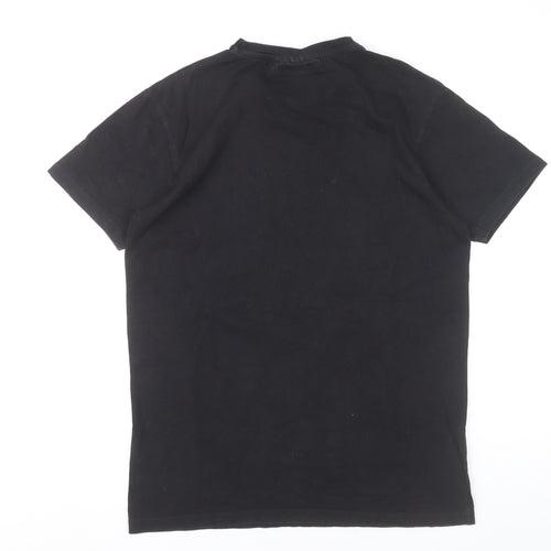 The Couture Club Men's Black S Slim Fit Graphic Logo T-Shirt
