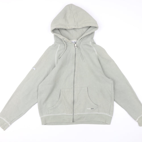 TOG 24 Womens XL Grey Full Zip Hoodie Cotton Blend Casual