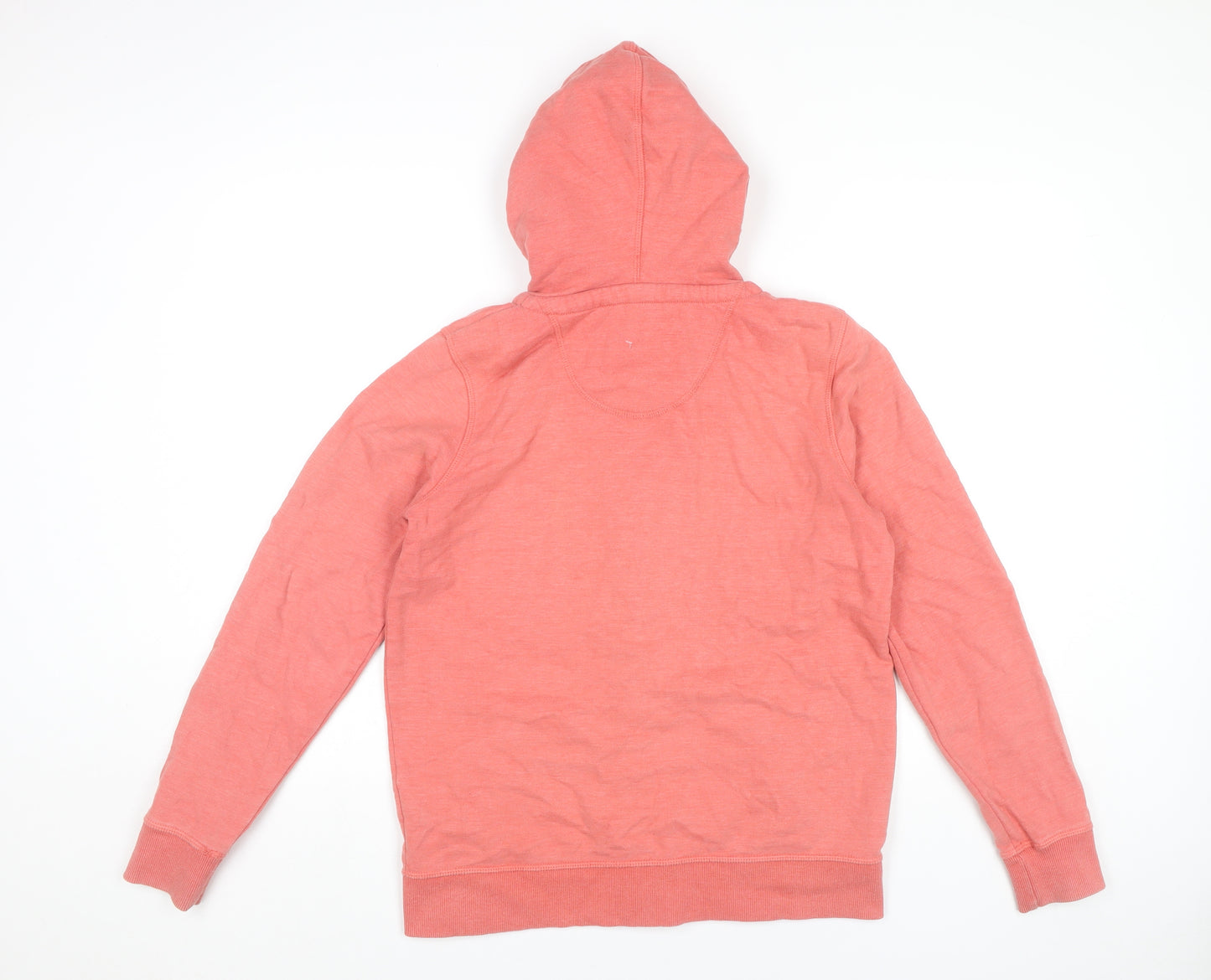 Fat Face Women’s Pink Full Zip Hoodie UK 10 Cotton Blend Casual
