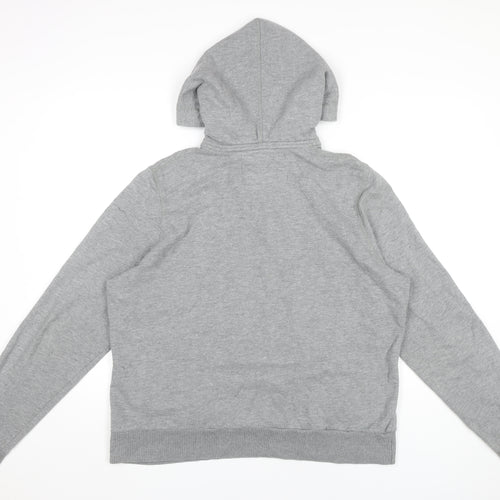 Next Women’s Grey Hoodie Size 20 Cotton Pullover Graphic Print
