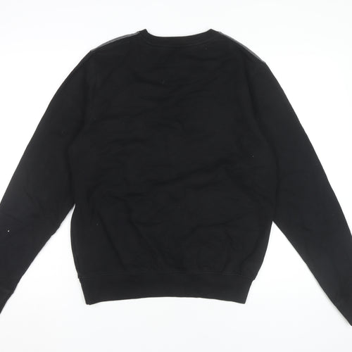 dStruct Men's Black Grey Pullover Sweatshirt Size M Crew Neck