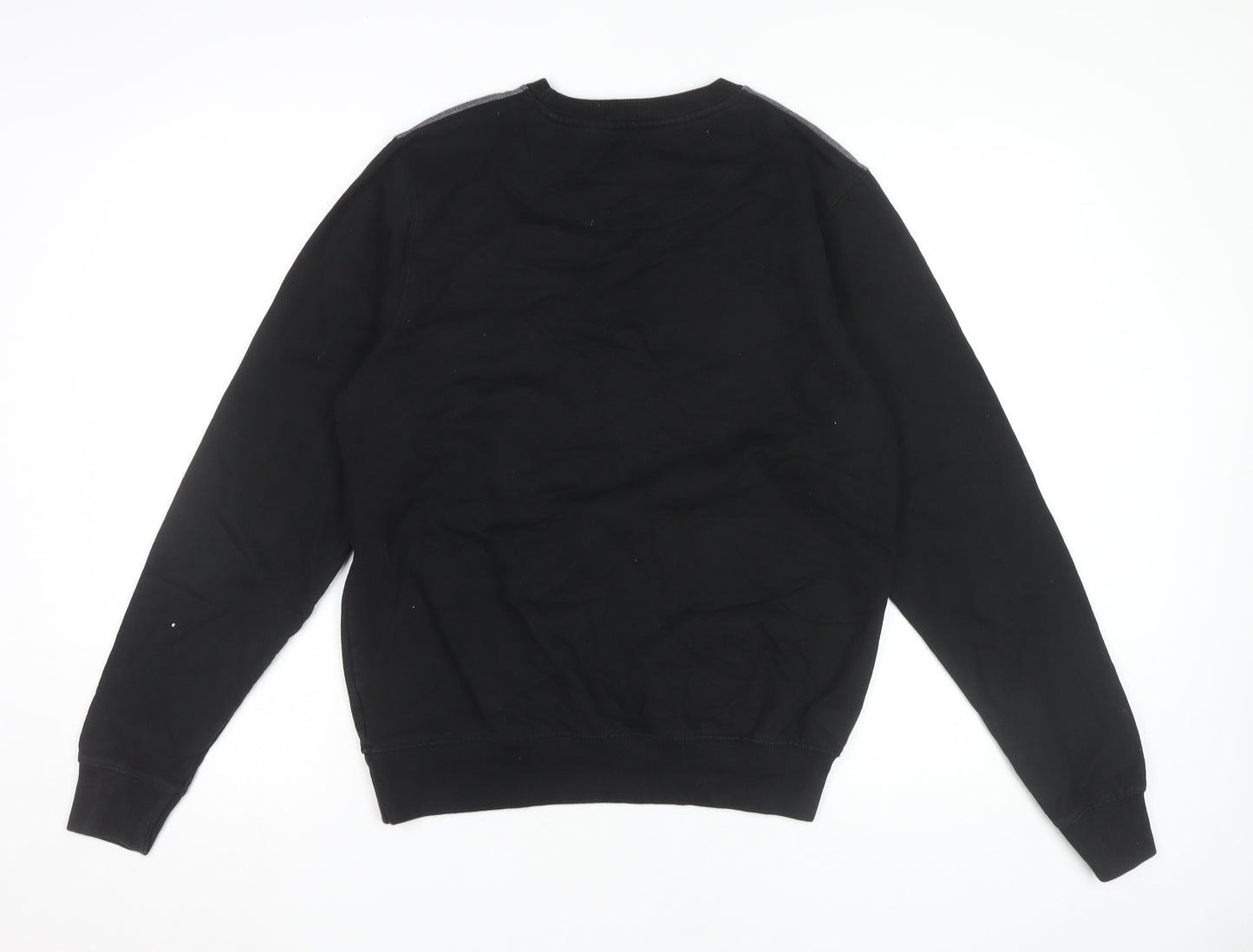 dStruct Men's Black Grey Pullover Sweatshirt Size M Crew Neck