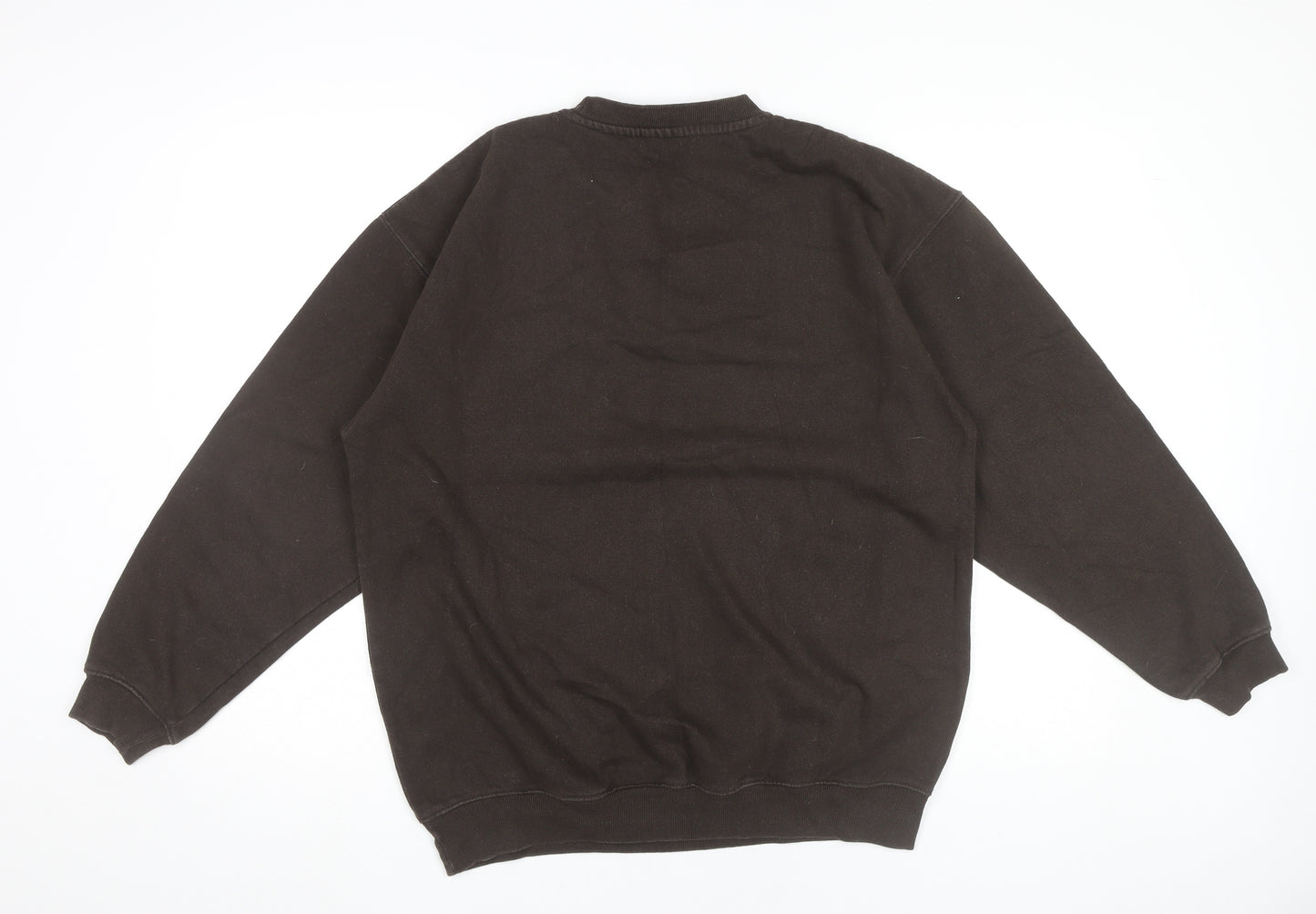 Cotton Traders Mens Brown Sweatshirt M Crew Neck Pullover