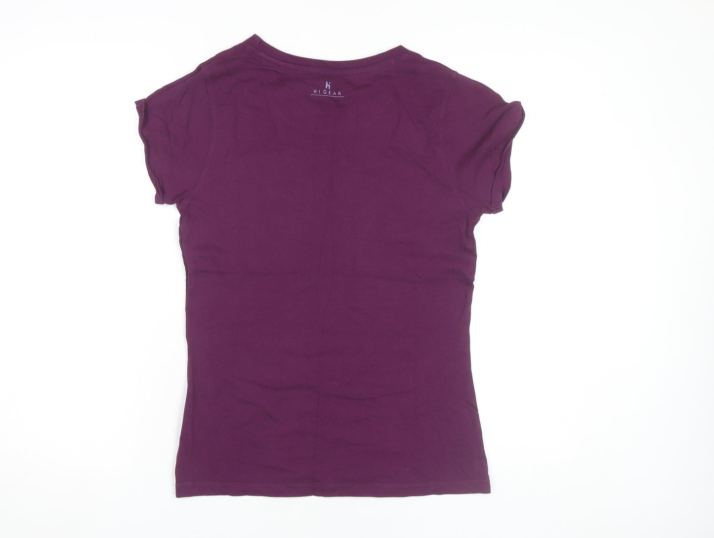 Hi Gear Women’s Purple Adventure Graphic Cotton T-Shirt Size 10