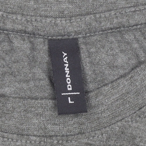 Donnay Men's Grey L Crew Neck Short Sleeve T-Shirt