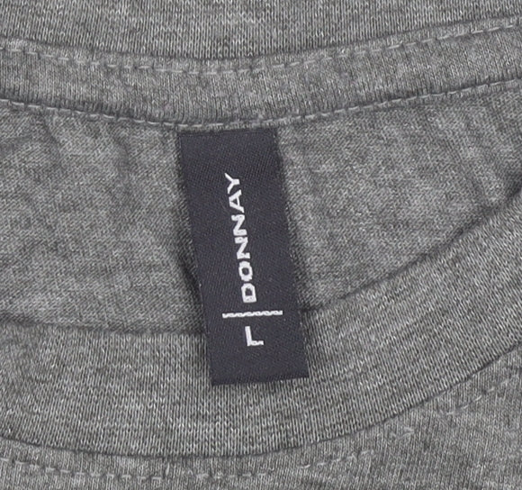 Donnay Men's Grey L Crew Neck Short Sleeve T-Shirt