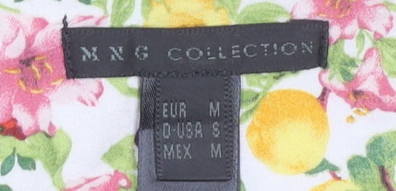 MNG Collection Womens Multicoloured Floral Culotte Shorts Size 10